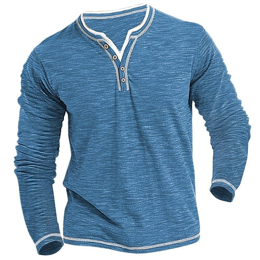 Playera Henley Stretch Suave y Cómoda - Image 2