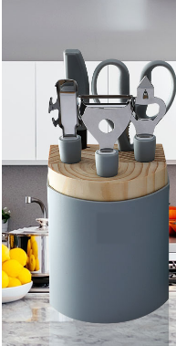 Set de Utensilios de Acero Inoxidable para Cocina - Pelador, Batidor de Huevos y Tijeras - Image 4