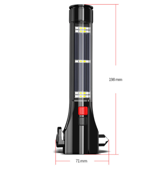 Linterna LED Multiusos de Alto Brillo con Cono de Seguridad para Auto - Image 8