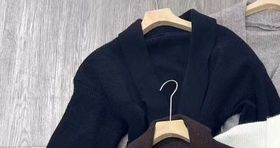 Cardigan Tejido de Cachemira con Cinturón Integrado - Image 14