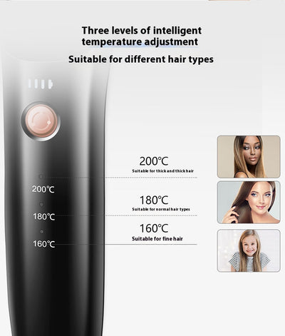Plancha y Rizador de Cabello Inalámbrico 2 en 1 con Tecnología Dual - Image 9