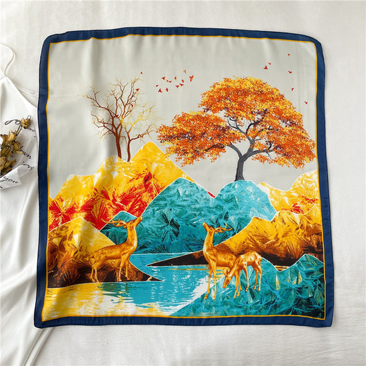 Pañoleta Decorativa Multiuso - Accesorio Versátil para Bolsos y Complementos - Image 12