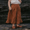 Pantalón Niña Estilo Nórdico Cintura Elástica Colores Puros