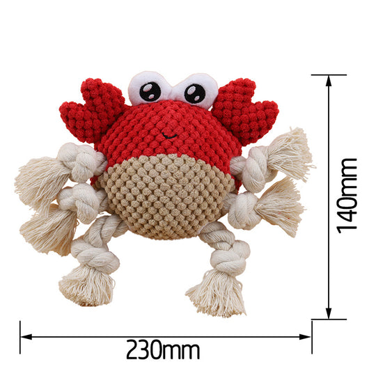 Juguete de Cuerda Interactivo para Perros - Tirador Resistente con Peluche - Image 14
