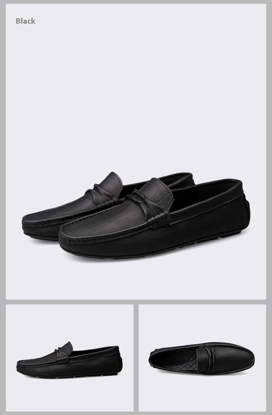 Zapatos Casual Slip-On de Cuero Genuino para Hombre - Image 8