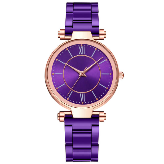Reloj de Cuarzo Casual para Dama Estudiante con Correa de Acero - Image 8