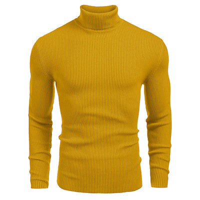 Suéter de Cuello Alto para Hombre - Otoño e Invierno - Image 11