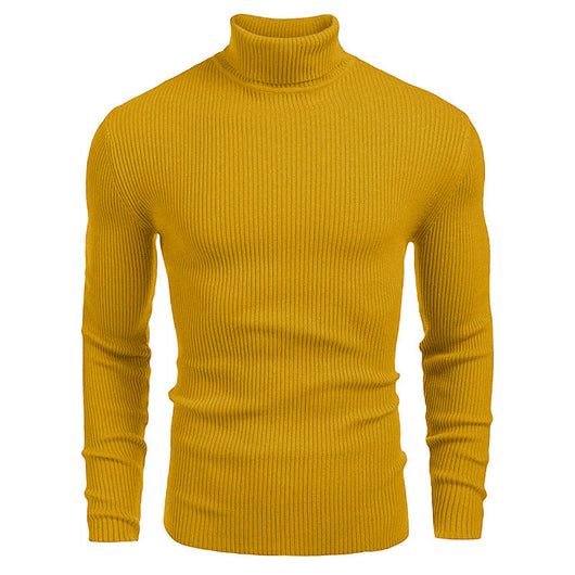 Suéter de Cuello Alto para Hombre - Otoño e Invierno - Image 11