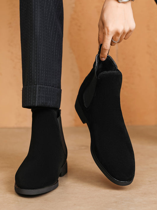 Zapatos Casuales Británicos con Elástico y Cordones para Hombre - Image 14