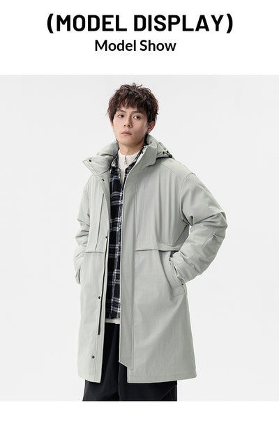 Abrigo Hombre Suelto Impermeable Moderno y Cálido - Image 23