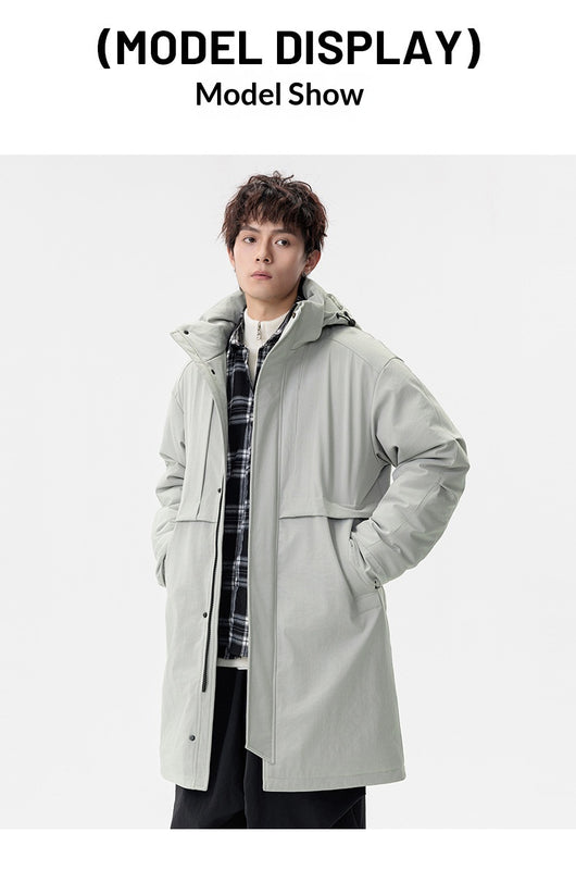 Abrigo Hombre Suelto Impermeable Moderno y Cálido - Image 23
