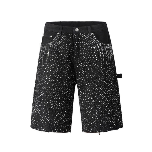 Shorts de Mezclilla Degradado con Teñido Splash Ink - Image 2