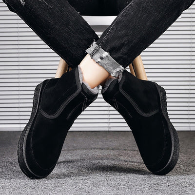 Zapatos Plataforma Acolchados con Forro Polar Cálidos