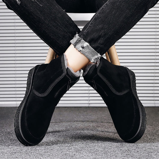 Zapatos Plataforma Acolchados con Forro Polar Cálidos