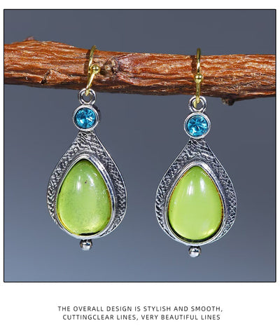 Colgante de Piedra Verde Inspirado en Diseño de Nicho - Image 7