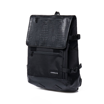 Mochila Escolar de Cuero Negro para Mujer - Image 9