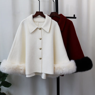 Capa Tejida Clásica para Otoño e Invierno - Elegancia y Calidez