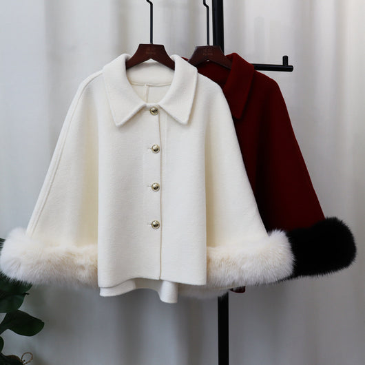 Capa Tejida Clásica para Otoño e Invierno - Elegancia y Calidez