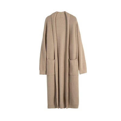 Cardigan Largo de Cachemira Suave para Mujer - Image 11
