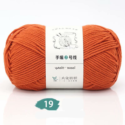 Lana Tejida a Mano Grosor Medio - Kit DIY con Aguja para Bufanda, Gorro y Abrigo - Image 6