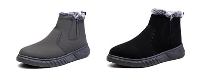 Botas de Invierno para Hombre con Diseño V Cutout y Forro de Peluche - Image 14