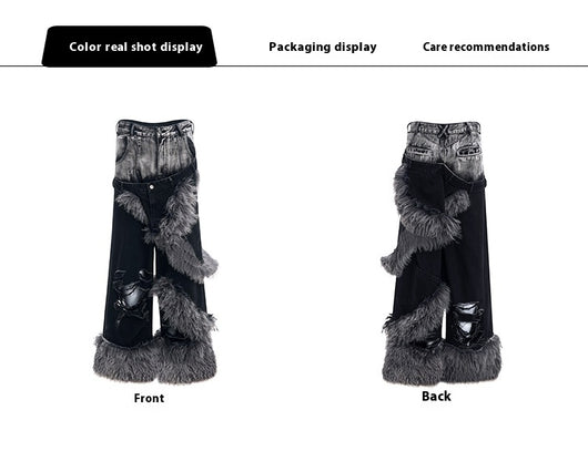 Jeans de Dos Piezas PU Premium para Hombre - Diseño Elegante y Moderno - Image 7