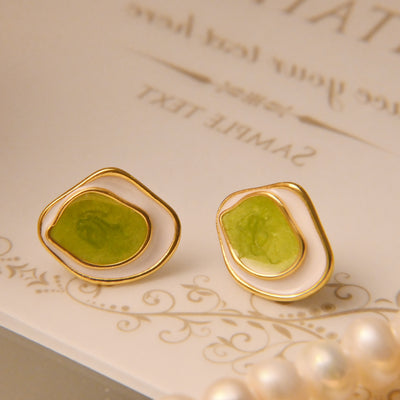 Aretes Colgantes de Contraste Aceite Francés Alta Sensibilidad - Image 10