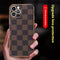 Funda Protectora Cuadros Plateados para Teléfono