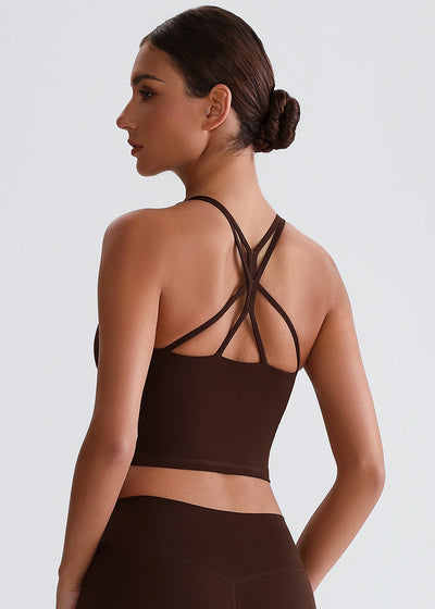 Sujetador Deportivo Cross Back para Yoga y Running - Image 29