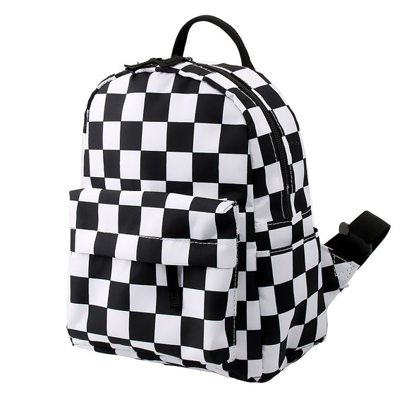 Mochila Cuadrille Clásica Negro y Blanco para Mujer