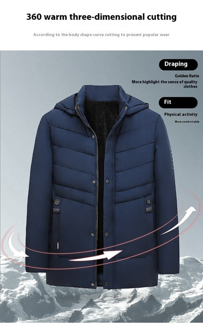 Elegante Abrigo Acolchado de Terciopelo para Invierno - Image 13