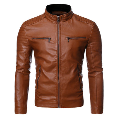 Chaqueta de Cuero para Motocicleta Talla Grande - Image 7