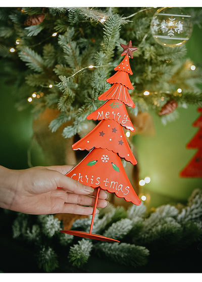 Árbol de Navidad de Metal para Ventana - Adorno Decorativo del Hogar - Image 8