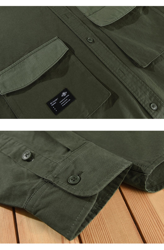 Camisa de Trabajo 100% Algodón Puro para Hombre - Image 14