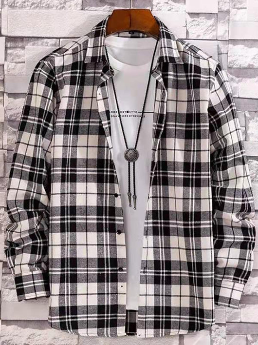 Camisa Casual de Manga Larga para Hombre - Talla Grande - Image 3