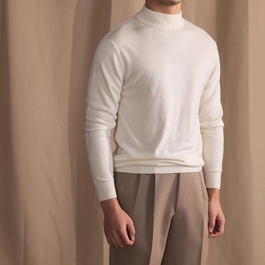 Suéter Cuello Alto Slim Fit Diario - Prenda Base Térmica Versátil - Image 4
