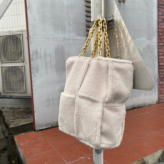 Bolso de Lana Tejida Bandolera Multiusos