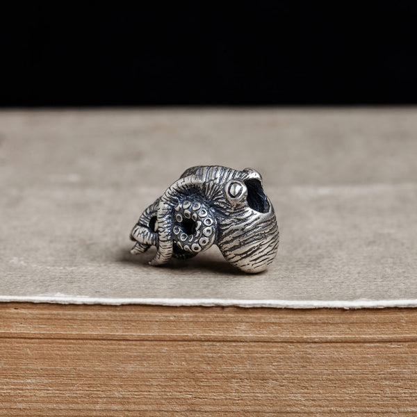 Colgante de Cordón Paracaídas Pulpo en Plata 925