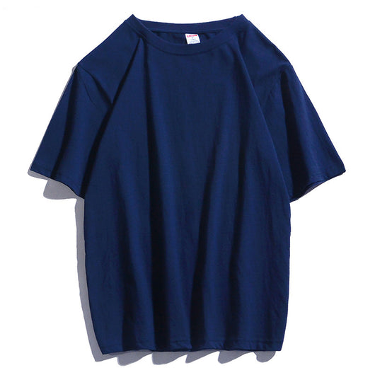 Camiseta Básica de Algodón Puro Manga Corta - Image 36