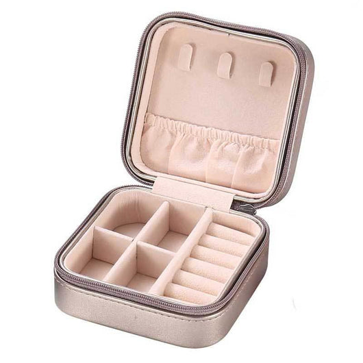 Caja de Almacenamiento Portátil con Cierre de Cremallera para Joyas - Estilo Europeo - Image 23