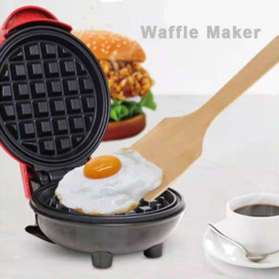Máquina Eléctrica para Waffles Mini con Moldes de Huevo Burbuja - Desayunos Perfectos en Minutos - Image 4