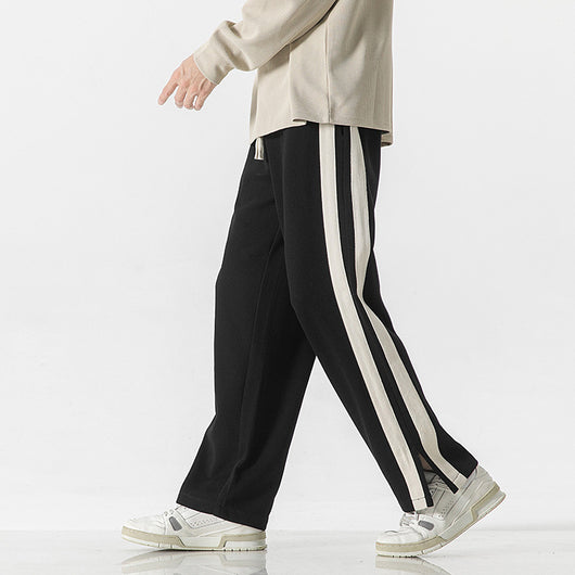 Pantalones Casuales Hombre Rayas Finas