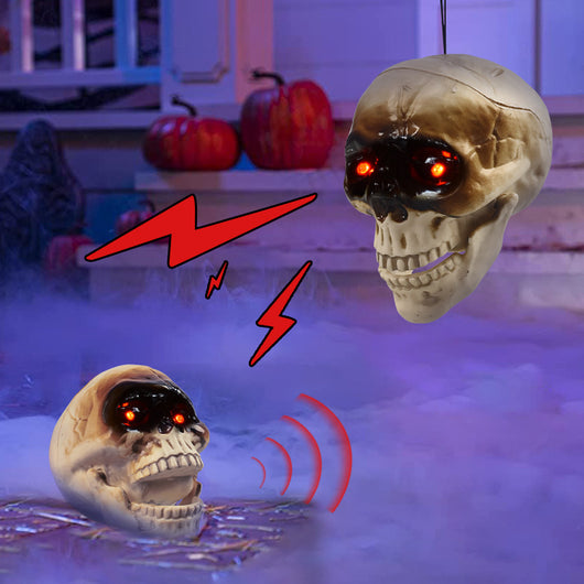 Calavera Flotante Animada con Sonido Realista para Halloween - Image 17