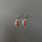 Aretes Nepalíes de Cuentas Rojas - Diseño Simple y Elegante
