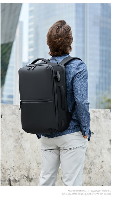 Mochila Profesional Impermeable para Hombre con Compresión Inteligente - Image 13
