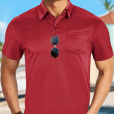 Camisa Casual Deportiva Transpirable con Cuello Solapa - Image 3