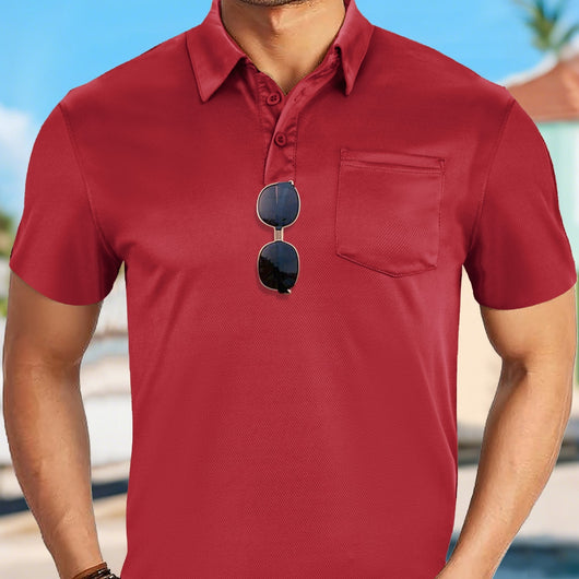 Camisa Casual Deportiva Transpirable con Cuello Solapa - Image 3