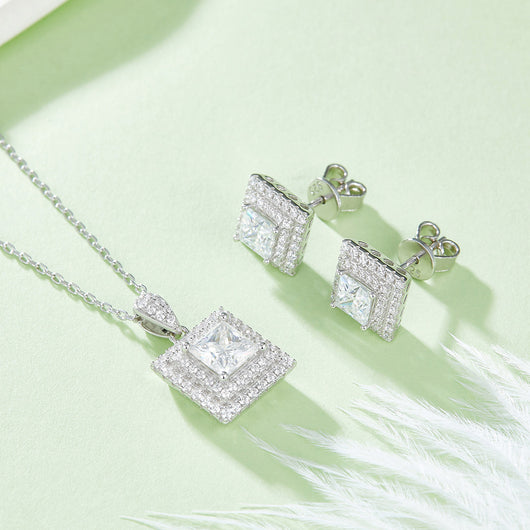 Juego de Joyería en Plata Sterling 925 de Lujo