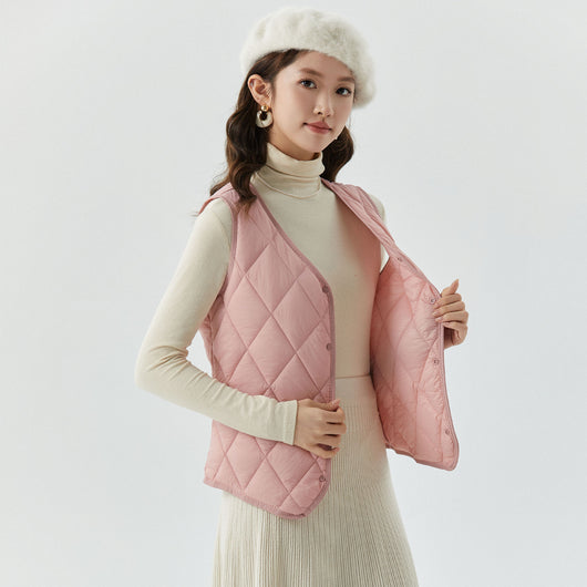 Chaleco Corto de Terciopelo para Otoño e Invierno Mujer - Image 11