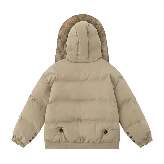 Parka de Algodón para Hombre con Capucha y Cuello de Piel - Image 2
